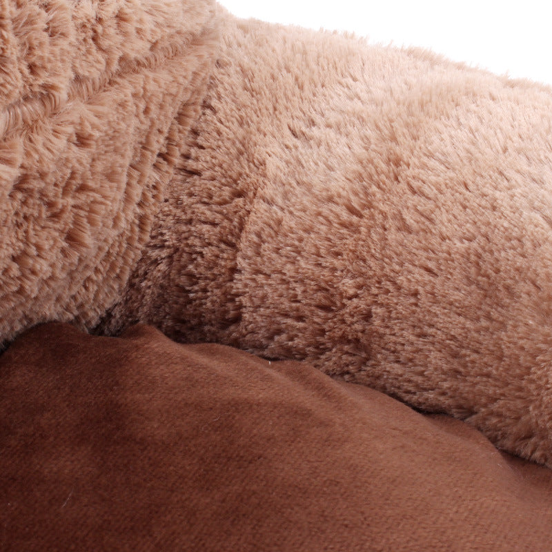Niche pour chien d'intérieur en forme de patte d'ours