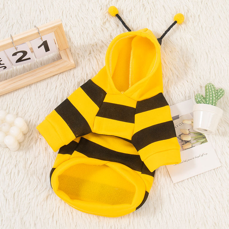 Sweat à capuche en velours épais