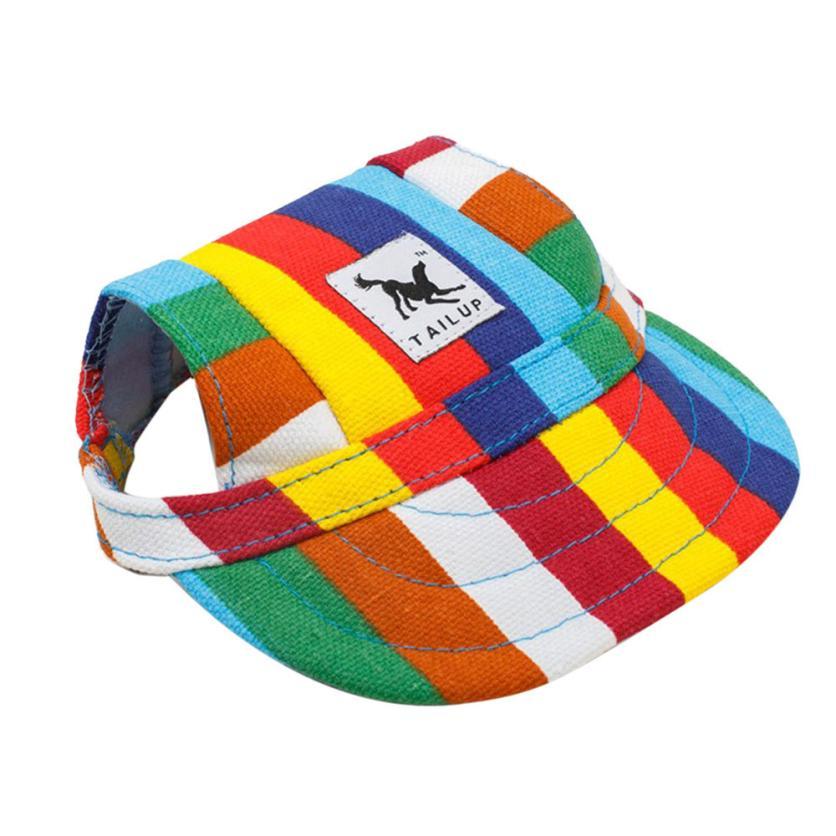 Casquette pour chien de petite taille en toile