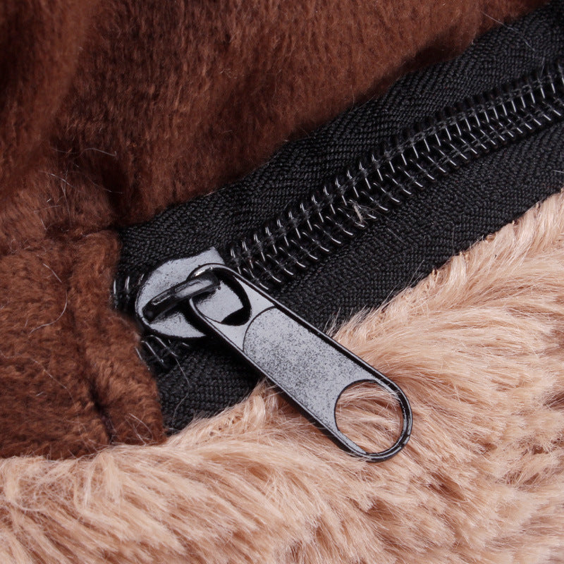 Niche pour chien d'intérieur en forme de patte d'ours