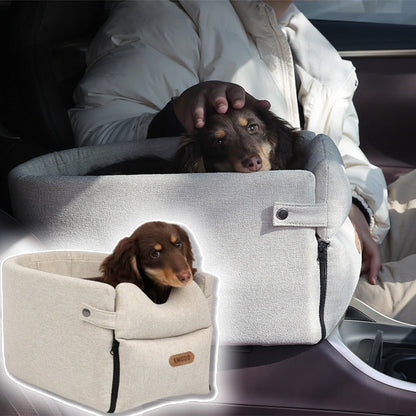 Siège de voiture pour chien/ Porte-chien portable pour petits chiens /Sac de voyage de sécurité