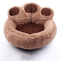 Niche pour chien d'intérieur en forme de patte d'ours