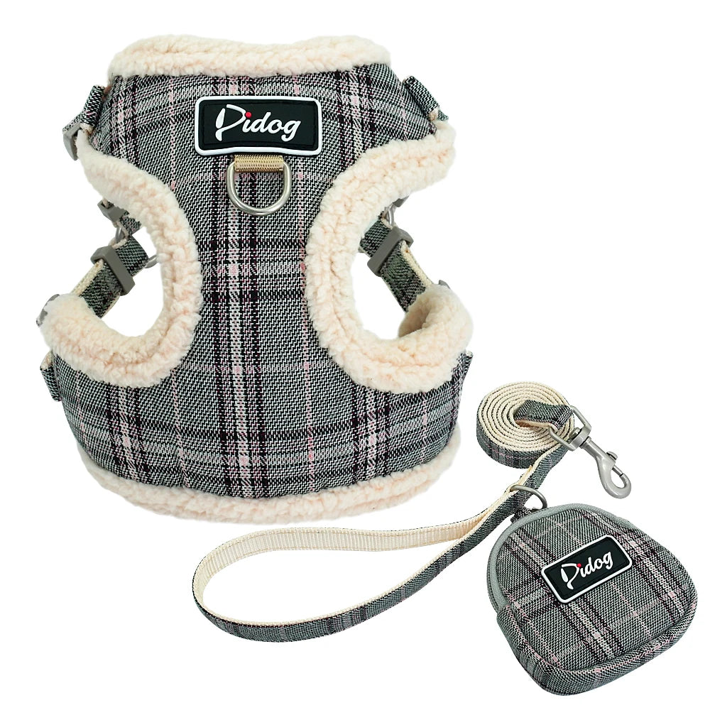 Soft Pet Dog Harnesses Vest No Pull Adjustable Chihuahua Puppy Cat Harness Leash Set for Small Medium Dogs Coat Arnes Perro