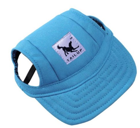 Casquette pour chien de petite taille en toile