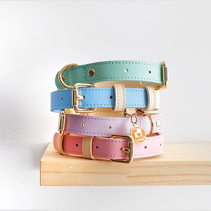 Collier en cuir véritable