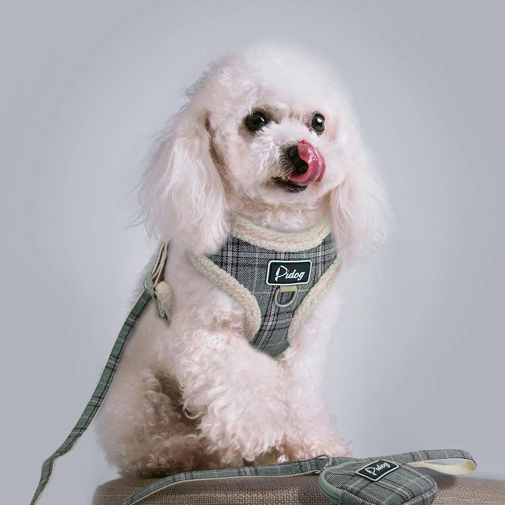 Soft Pet Dog Harnesses Vest No Pull Adjustable Chihuahua Puppy Cat Harness Leash Set for Small Medium Dogs Coat Arnes Perro