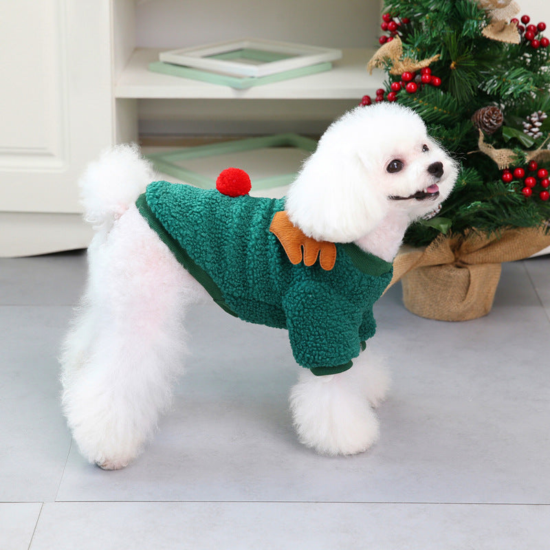 Pull d'hiver avec motif sapin de Noël