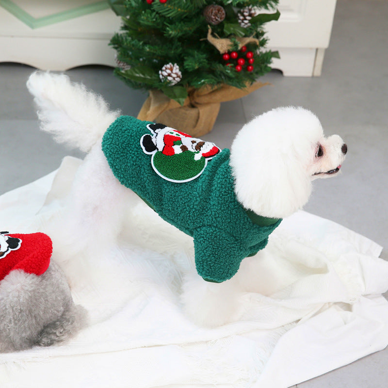 Pull d'hiver avec motif sapin de Noël