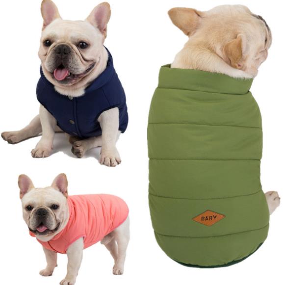 Gilet en coton pour chien Bulldog