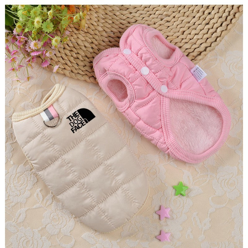Vêtement pour chien d'hiver - Gilet en coton pour chien