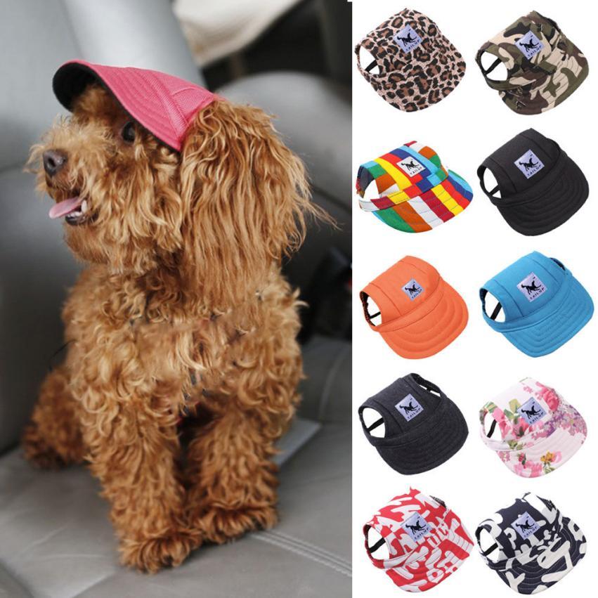 Casquette pour chien de petite taille en toile