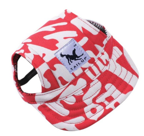 Casquette pour chien de petite taille en toile