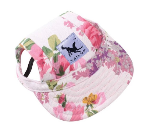 Casquette pour chien de petite taille en toile