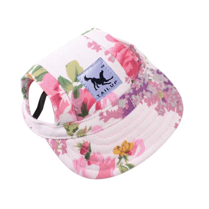 Casquette pour chien de petite taille en toile