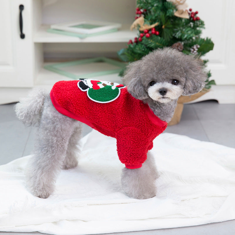 Pull d'hiver avec motif sapin de Noël