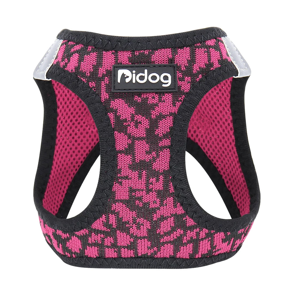 Breathable Dog Harness and Leash Set Reflective Mesh Pet Puppy Harness Vest Lead Leahes Chihuahua Harness for Small Dogs