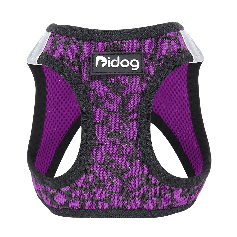 Breathable Dog Harness and Leash Set Reflective Mesh Pet Puppy Harness Vest Lead Leahes Chihuahua Harness for Small Dogs