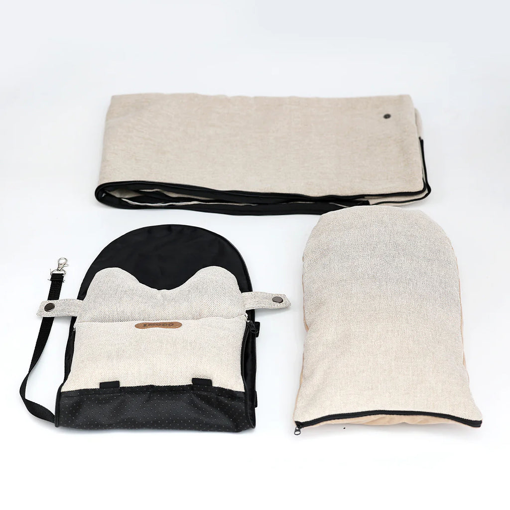 Siège de voiture pour chien/ Porte-chien portable pour petits chiens /Sac de voyage de sécurité